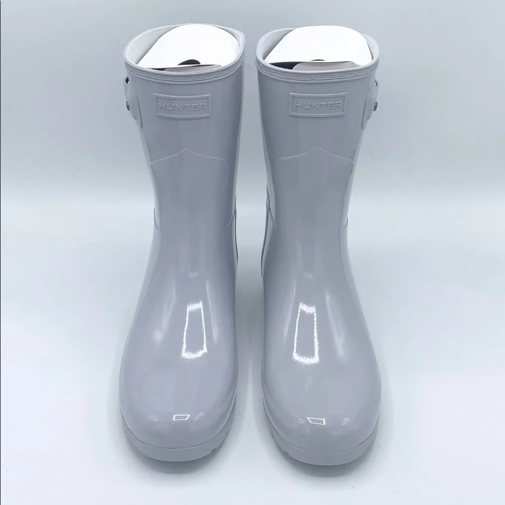 8W - [NEW] Women's Hunter Refined Short Gloss Rain‎ Boot WFS1098RGL